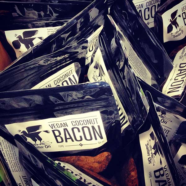 Sailin' On Vegan Coconut Bacon